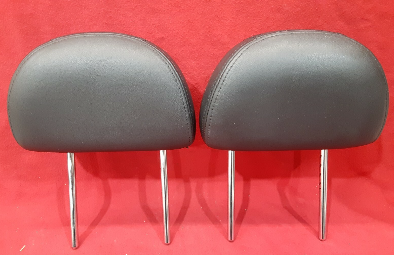 2004 - 2008 Nissan Maxima Leather Front Left Right Headrest Set Black