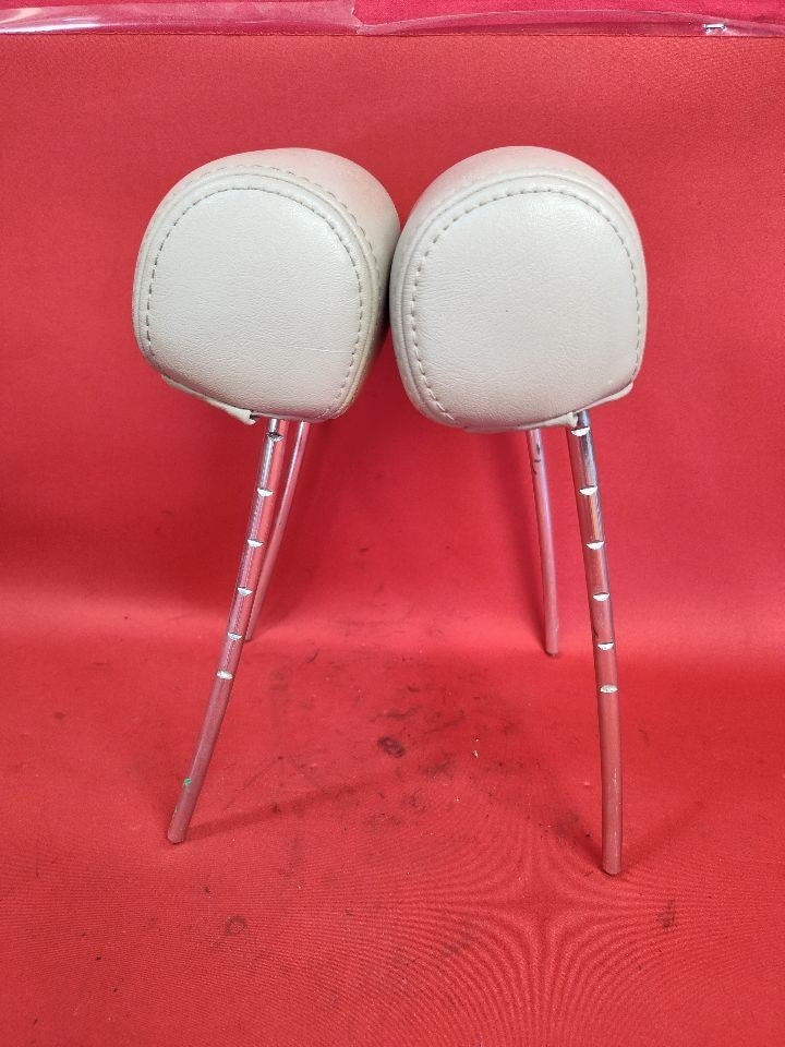 2000-2007 Chevy Cadillac GMC 03-07 Hummer REAR Headrest Set Leather Beige