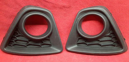 2013 2014 2015 Mazda CX-5 Front Bumper Fog Light Trim Bezel Honeycomb Black SET