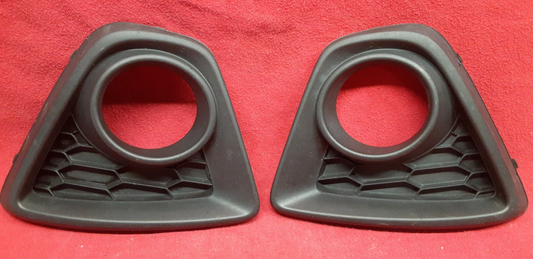 2013 2014 2015 Mazda CX-5 Front Bumper Fog Light Trim Bezel Honeycomb Black SET