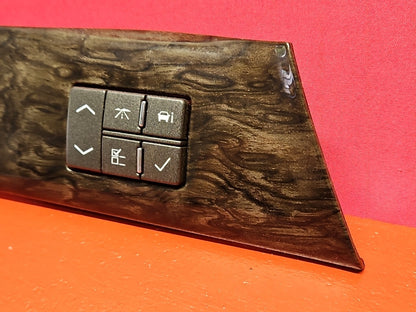 2006 - 2011 Cadillac DTS Driving Info Control Switch w/ Dark Bubinga Bezel