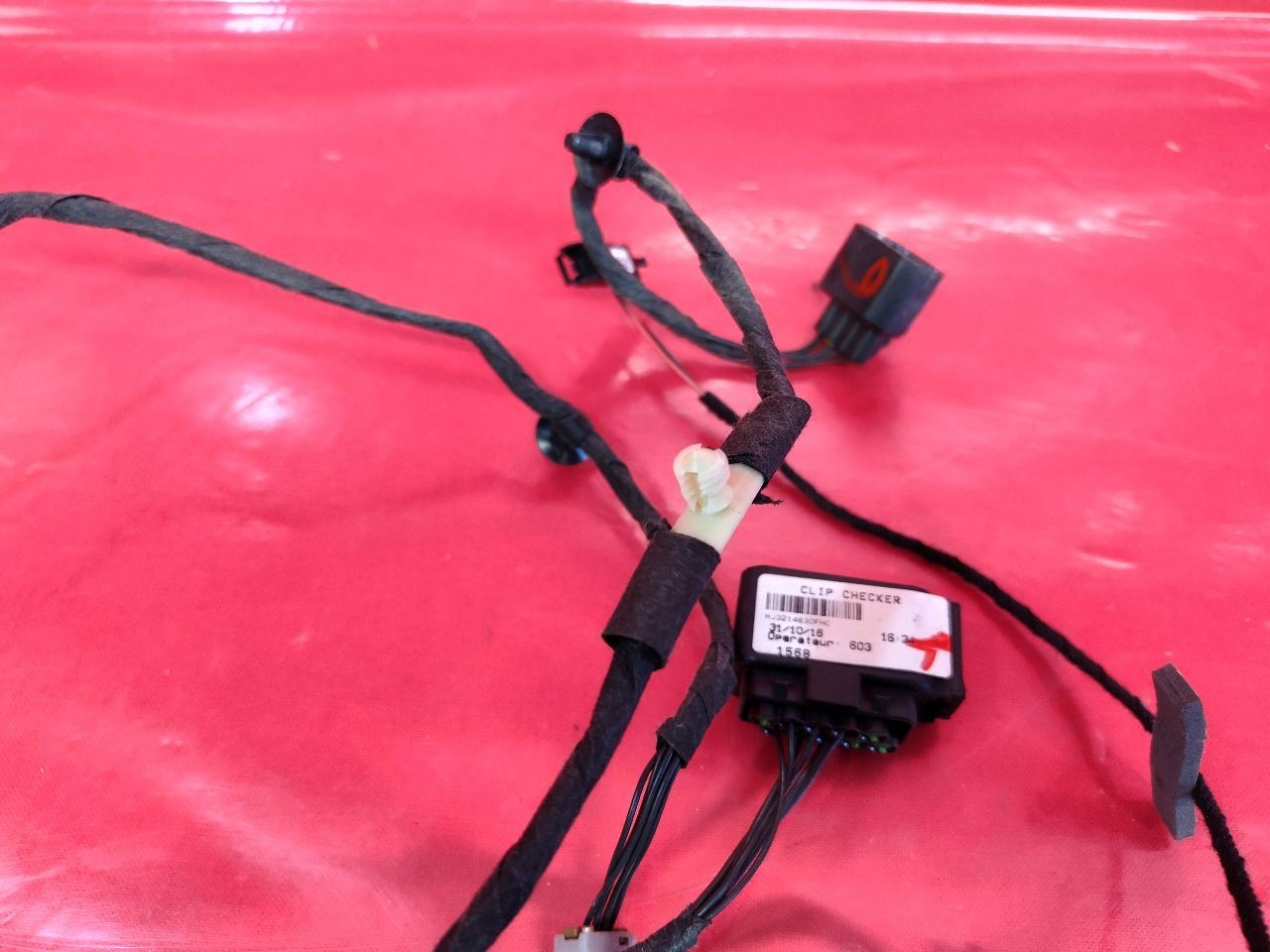 2017 Range Rover Evoque FRONT RIGHT PASSENGER Door Wiring Harness Passive Entry