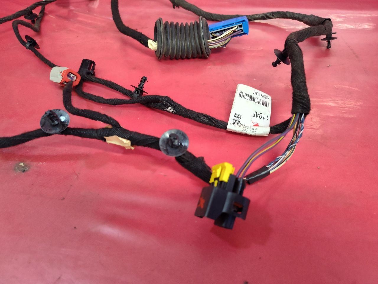 2012 Fiat 500 2-Door Coupe FRONT RIGHT PASSENGER Door Jumper Wiring Harness