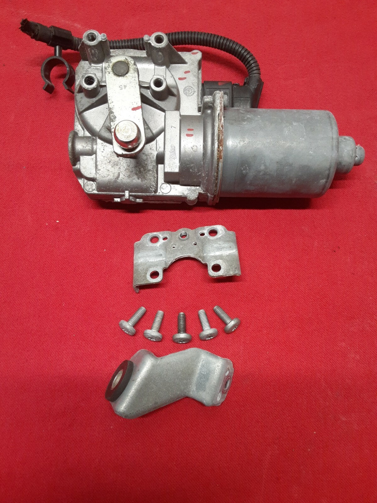 2010 2011 2012 Audi S5 Windshield Wiper Linkage Transmission Motor 8T1-955-119-D
