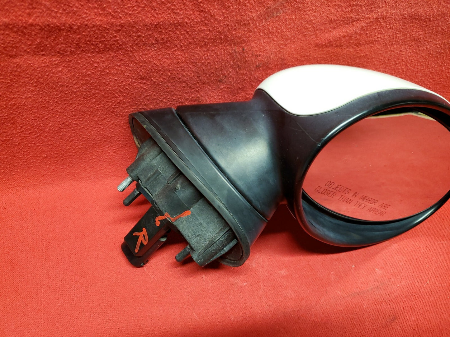 2002 - 2008 Mini Cooper RIGHT PASSENGER White Wing Side Mirror 