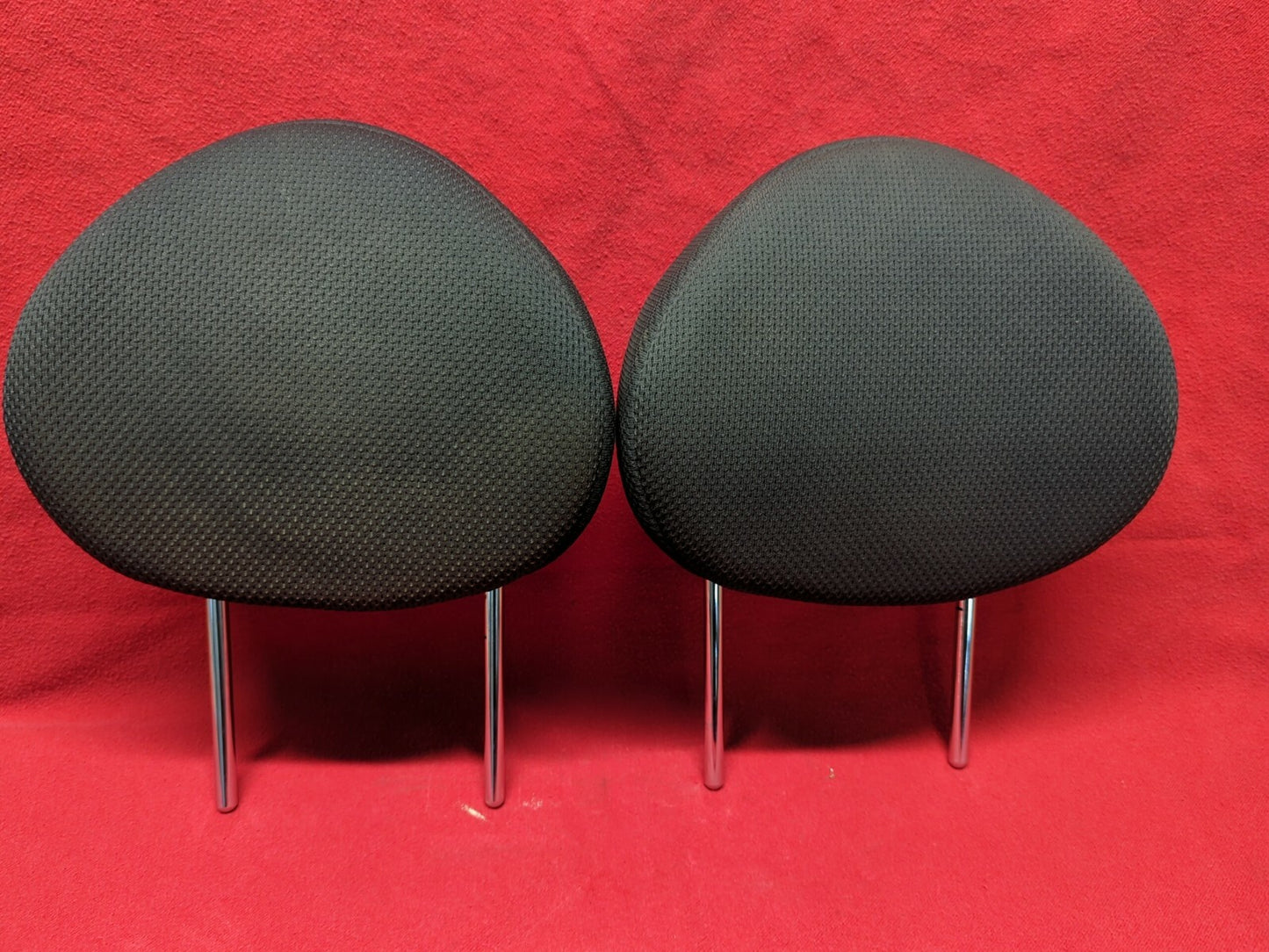 2006 2007 2008 Kia Rio Rio5 FRONT Head Rest Headrest SET Left Right Black Cloth