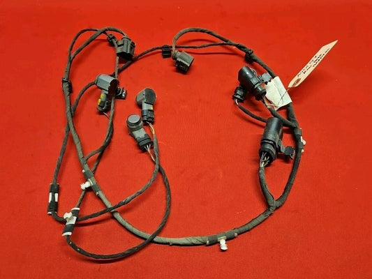 2007 2008 Audi Rear Bumper Wiring Harness w/ Parking Sensors LY7W Light Silver