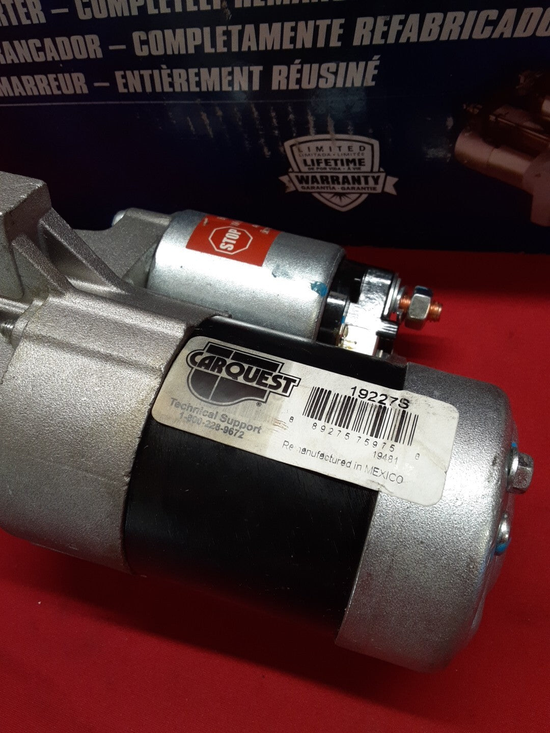 2016-2019 Carquest Starter Motor Reman For Ford 19227S
