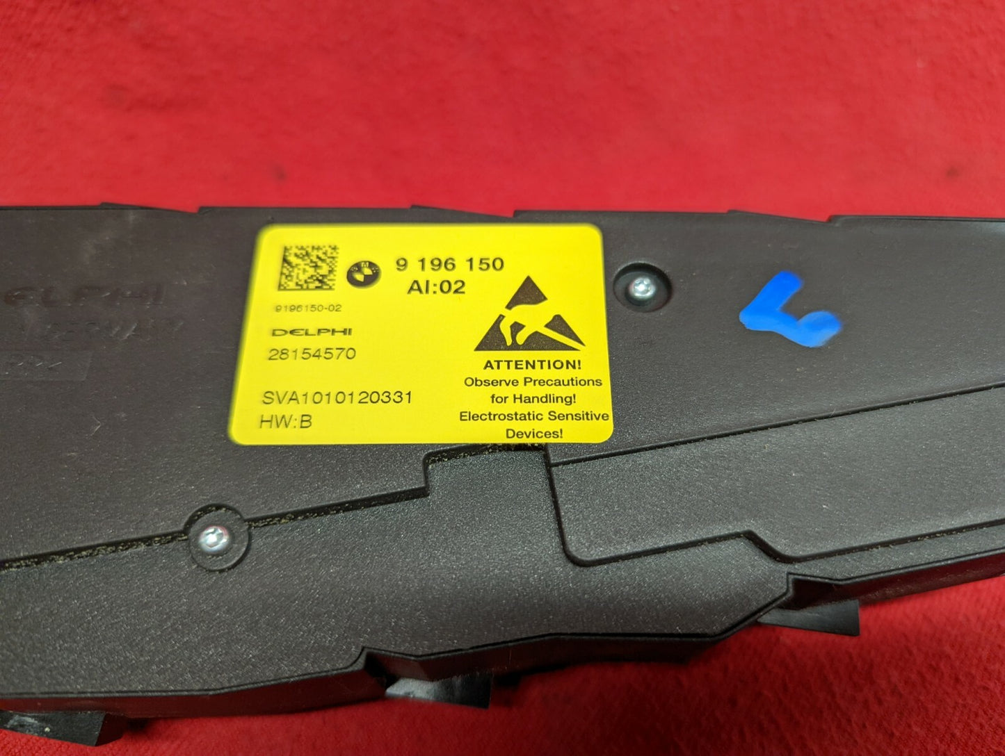 2011 BMW 535i - Power Seat Adjustment Switch - Driver Side Left - 9196150