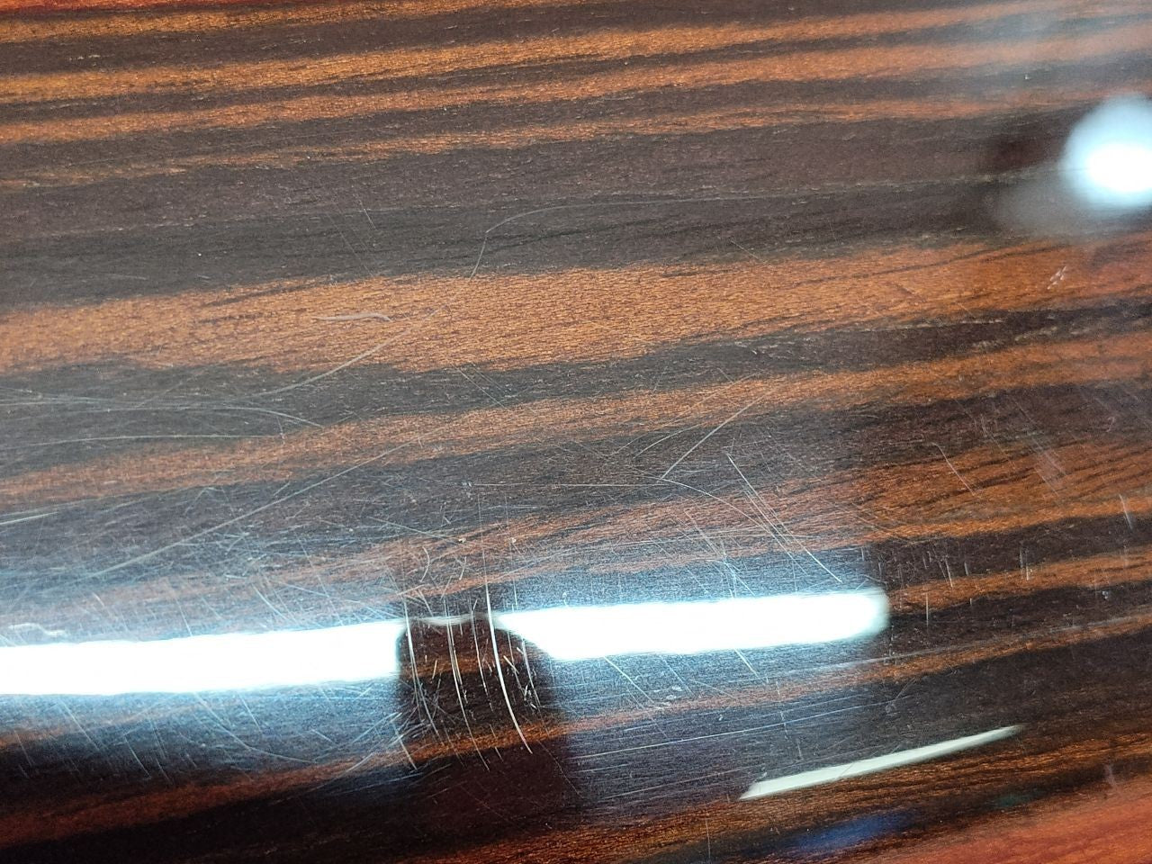 2013-2017 Range Rover LEFT REAR DRIVER Door Trim Panel Ebony Macassar Wood