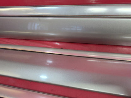 2000-2004 Chevy Suburban Front Rear Door Moulding Trim SET 382E Pewter Metallic
