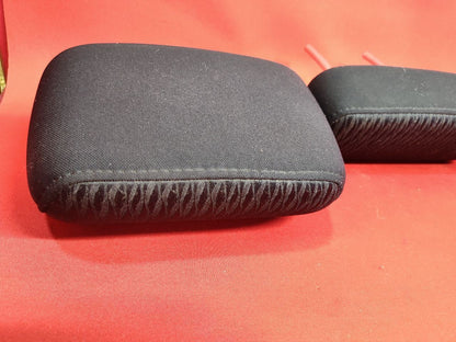 2010-2012 Subaru Outback / Legacy REAR Seat Headrest Set Black Patterned Cloth