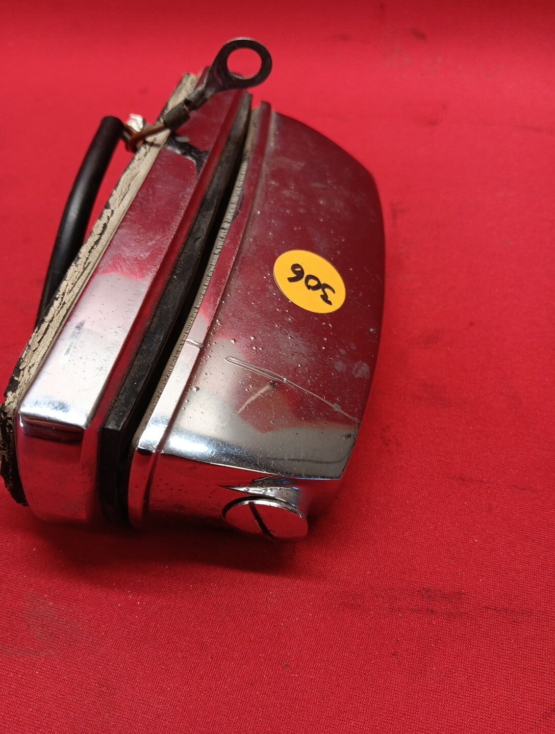 Mercedes-Benz Heela K2810 Rear License Plate Light Assembly CHROME OEM