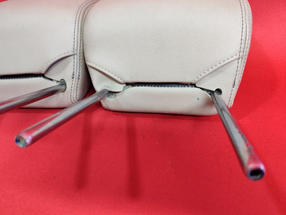 2010-2016 Land Rover LR4 V8 Front Seat Headrest Set Almond TAURUS Leather