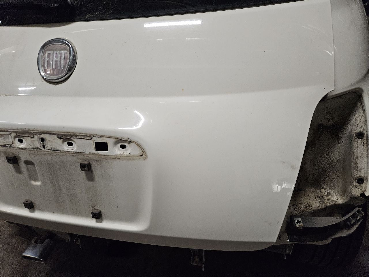 2012-2017 Fiat 500 2-Door Coupe Spoiler Style Trunk Hatch Tailgate PW3 Bianco