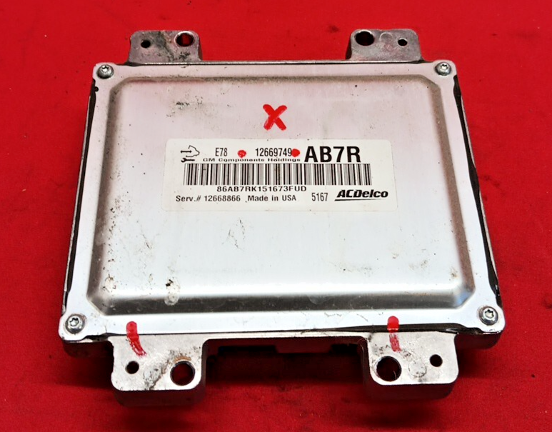 2016 Chevrolet Cruze 1.4L ECM ECU Engine Control Module 12669749