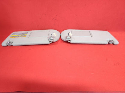 2005-2010 Nissan Xterra 05-12 Frontier Sun Visor Shade Set Grey Cloth w/ Clips
