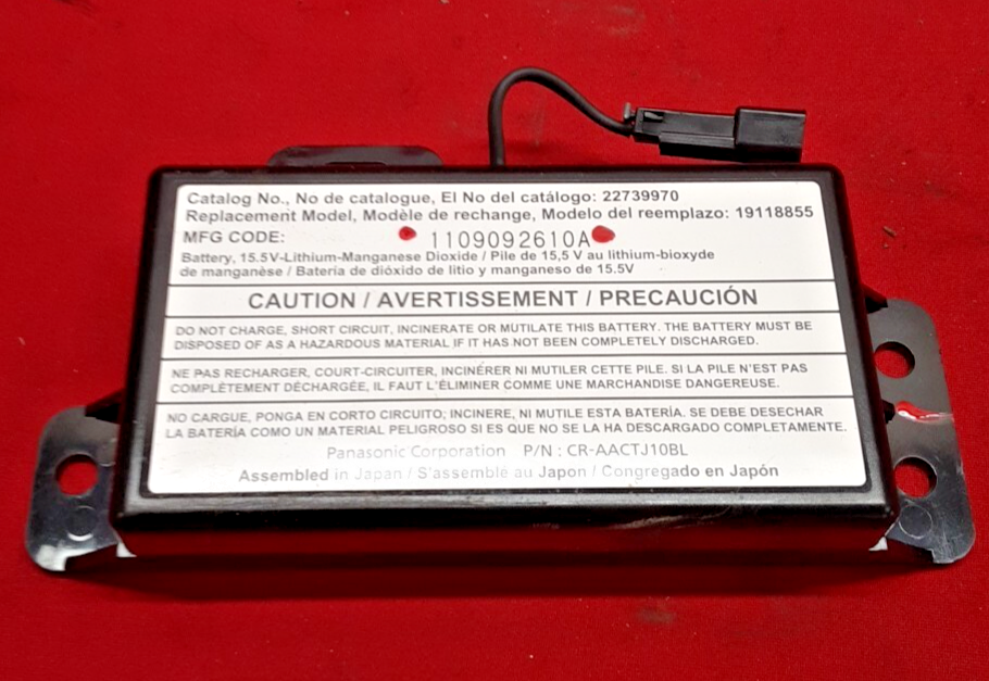 2006-2022 GM Chevrolet Buick Cadillac Communication Interface Module Battery