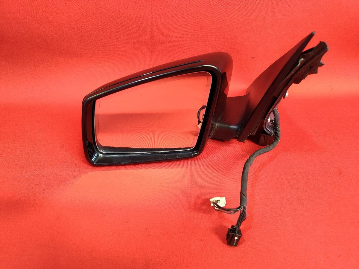 2012-2014 Mercedes C-Class LEFT DRIVER Door Wing Mirror w/ Autodim 040 Black