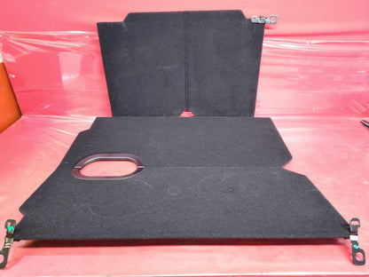 2013-2019 Dodge Ram Rear Load Floor Folding Cargo Storage Tray Covers 60/40 SET