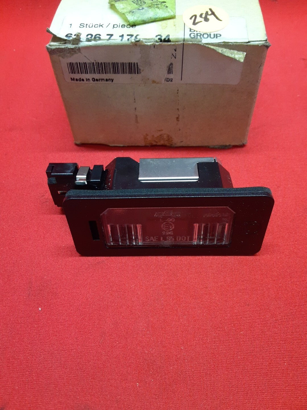 OEM New 2007-2013 BMW X5 Rear License Plate Light Lamp Qty:1   63-26-7-176-934
