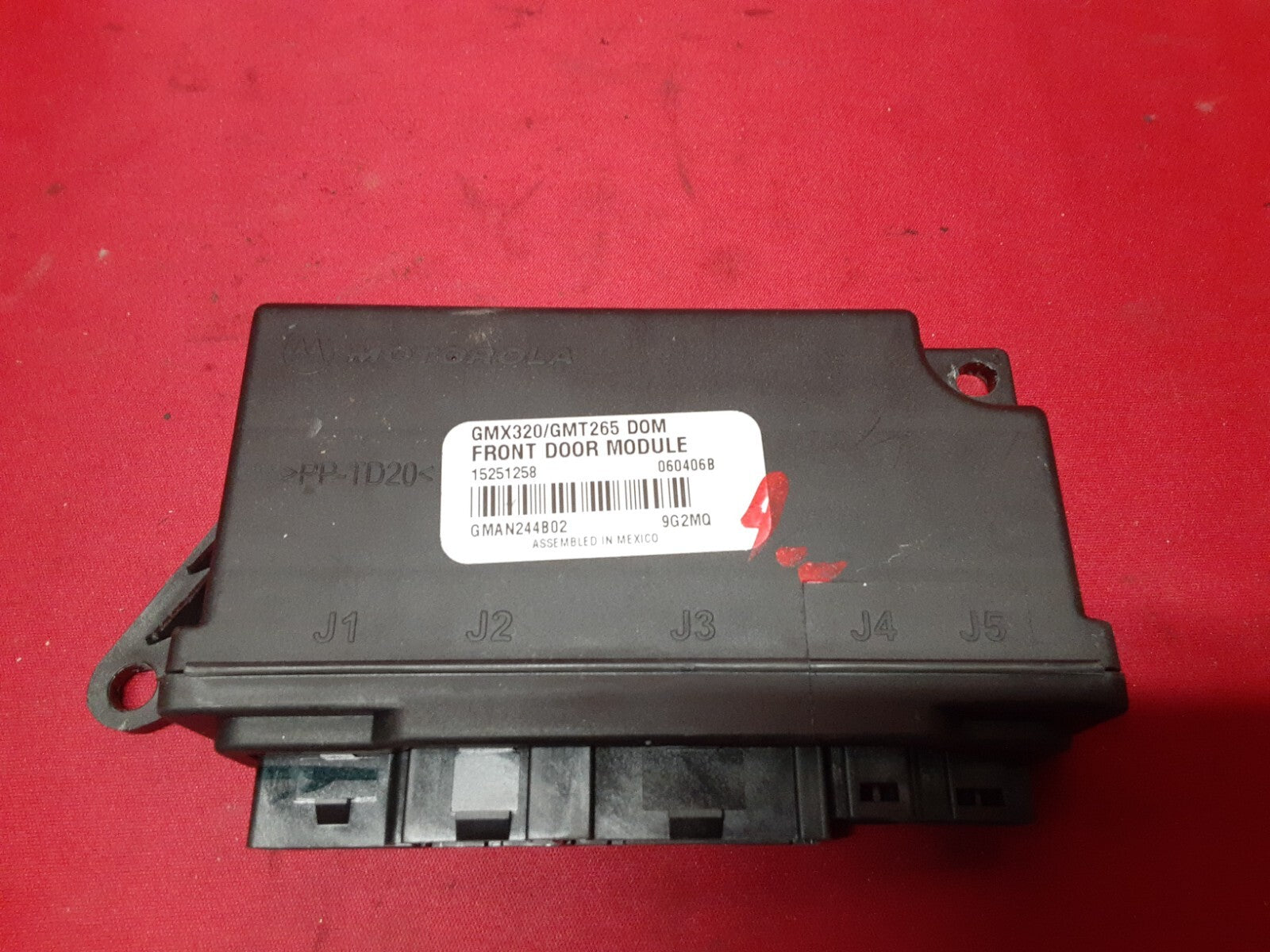 2006 2007 Cadillac CTS FRONT Left or Right Door Lock Control Module 15251258