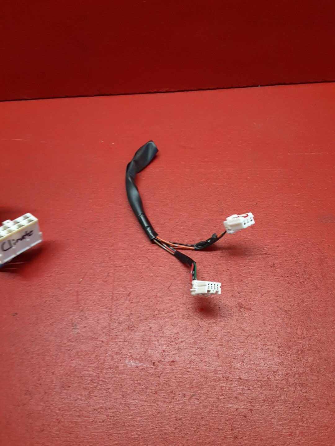 2005-2007 Nissan Pathfinder Silver Gray Center Dash Bezel W/ Climate PIGTAILS