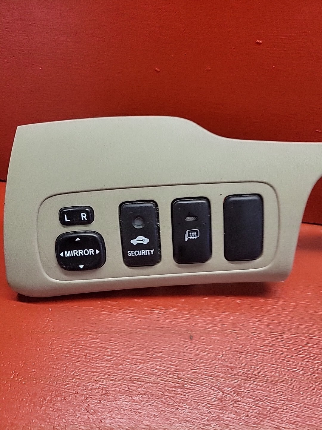 01-07 Toyota Highlander Left Dash Switch Panel Power Mirror Assembly 8487252030