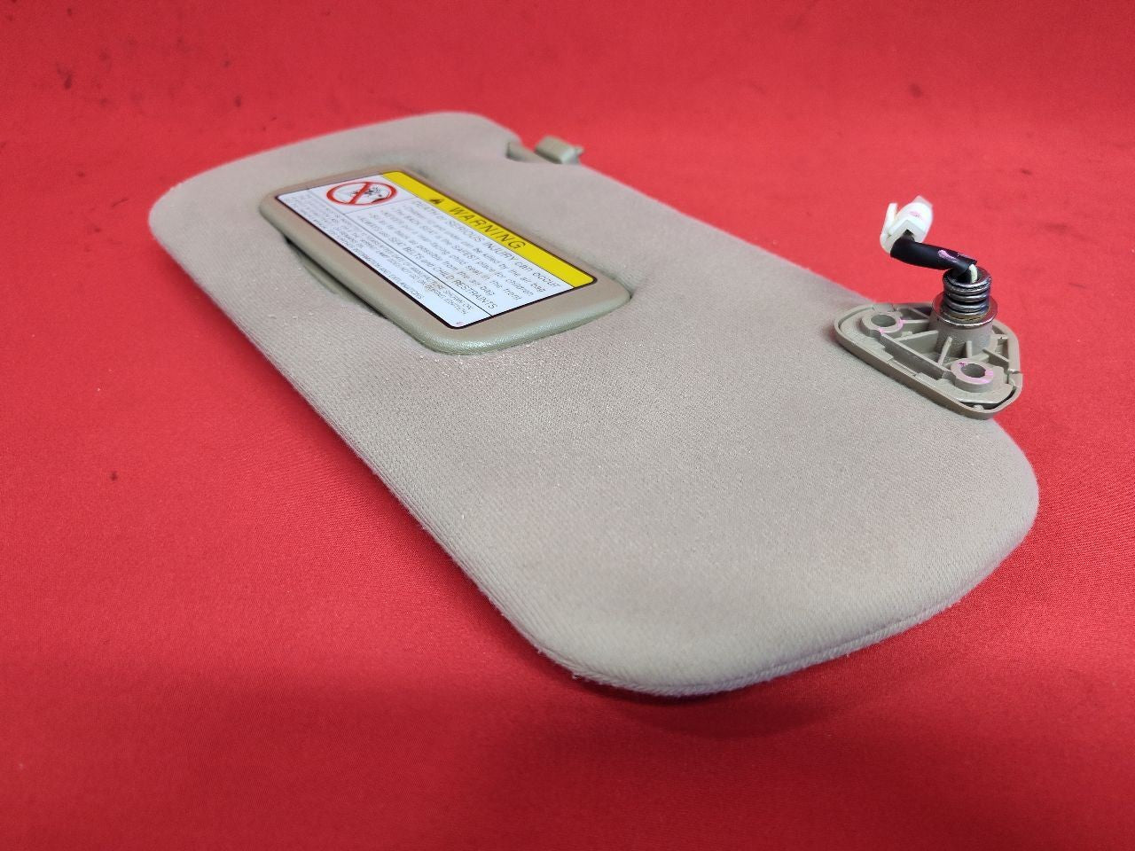2000-2003 Nissan Maxima Sun Visor Shade Set Beige Cloth Set w/ Clips + Homelink