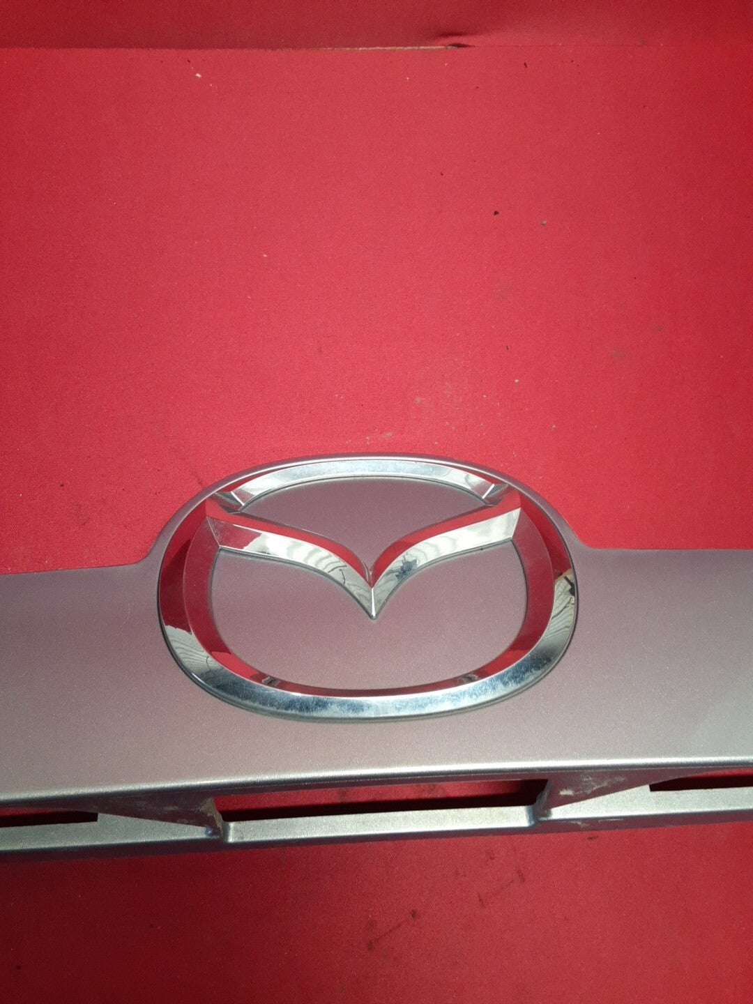 2007 Mazda CX-7 Lift Gate Handle Panel Moist Silver Metallic 30S