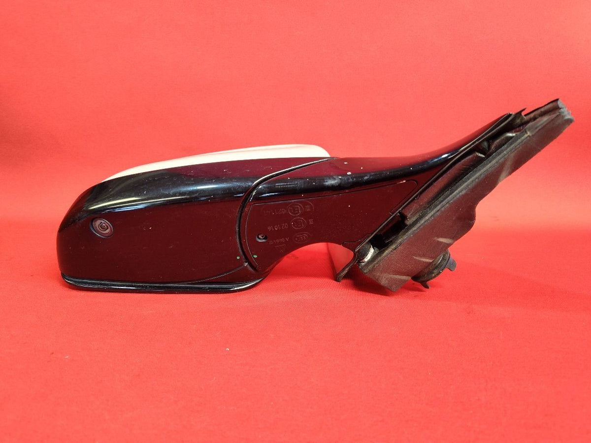 2011-2013 BMW 528i 535i 550i Right Passenger Door Mirror Alpine White BAD GLASS