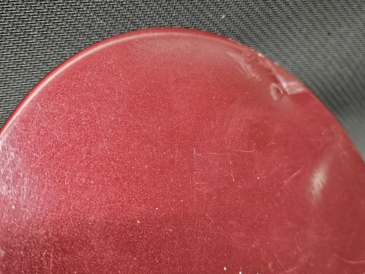 1988-2000 Chevy GMC Cadillac Fuel Filler Door Lid - 51U Toreador Red, Grade C
