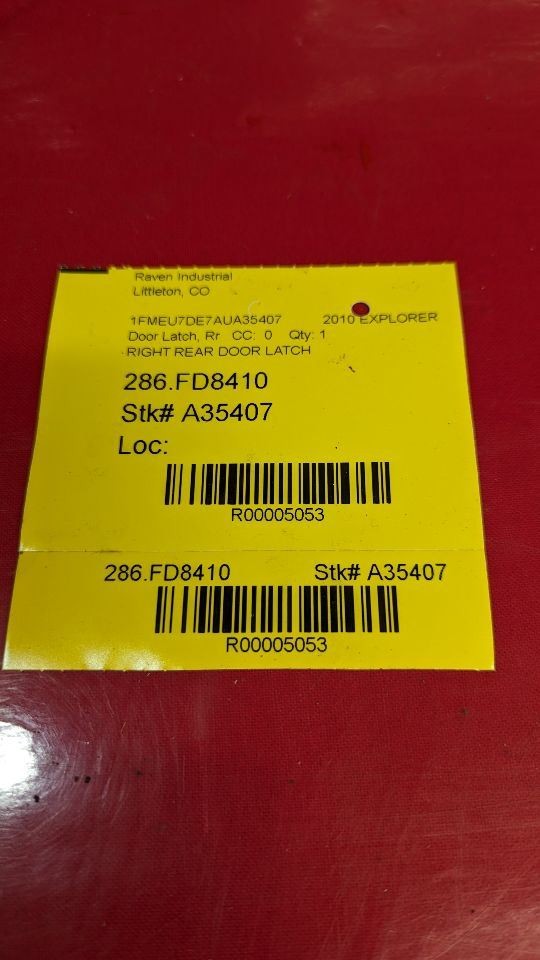 2006-2010 Explorer / Mountaineer REAR RIGHT PASSENGER Door Latch Lock Actuator