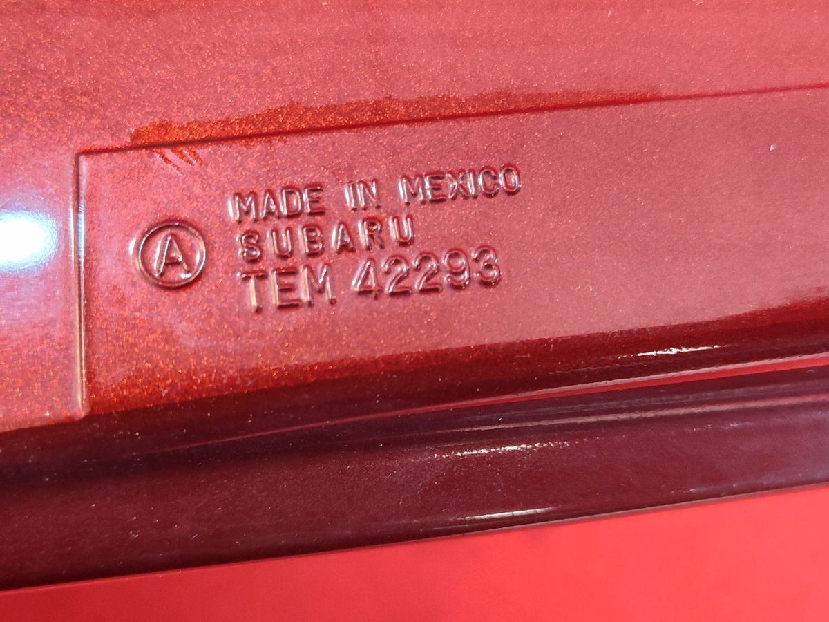 2000-2004 Subaru Outback Legacy WAGON Right Passenger Door Mirror 1Y2 Red HEATED