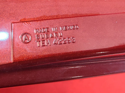 2000-2004 Subaru Outback Legacy WAGON Right Passenger Door Mirror 1Y2 Red HEATED