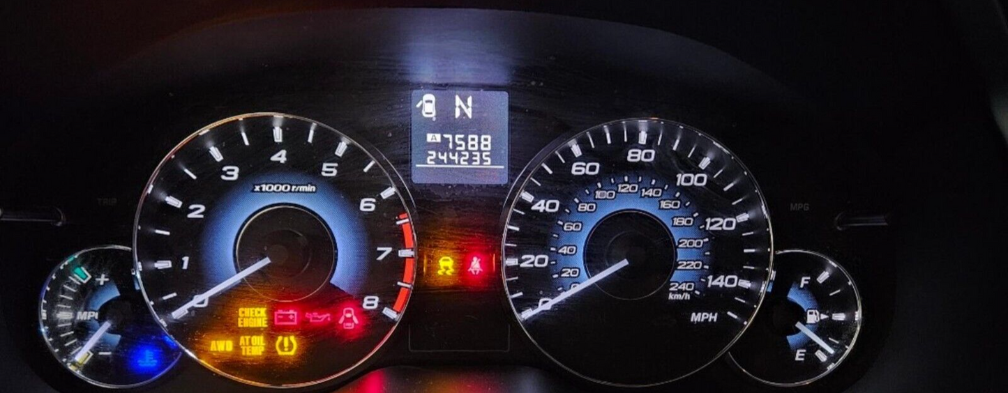 2010 Subaru Outback Instrument Cluster Speedometer Gauge MPH 85002AJ05A