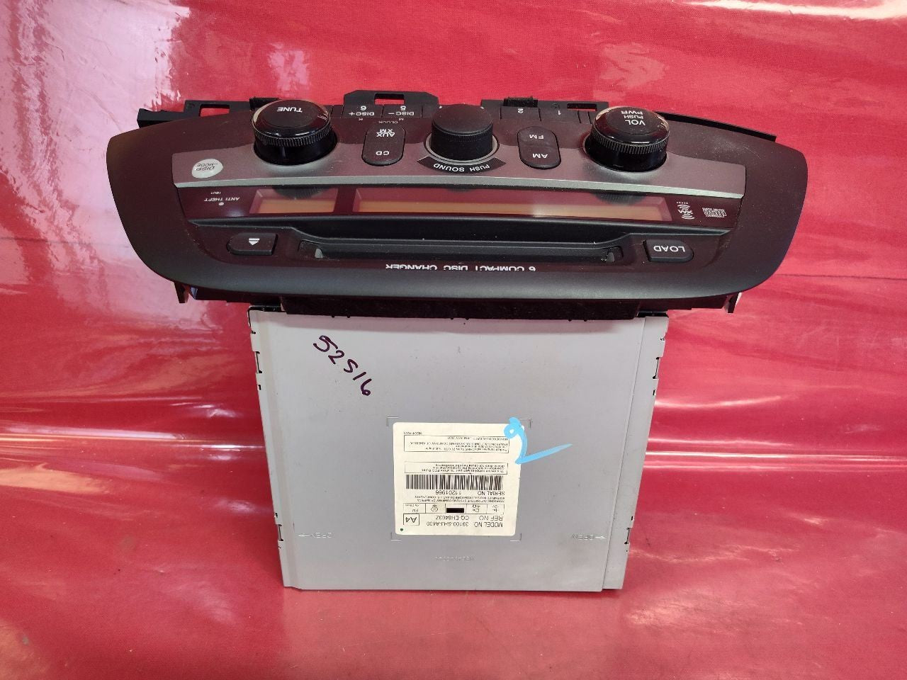 2005-2010 Honda Odyssey Radio Stereo Receiver 6-Disc CD Changer XM - 1BU1 Code