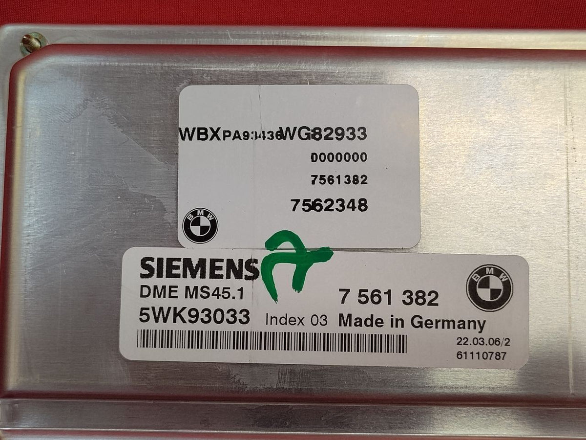 2004-2006 BMW X3 / 01-06 3-Series 3.0L L6 Auto Trans HS Sync Engine Module ECM