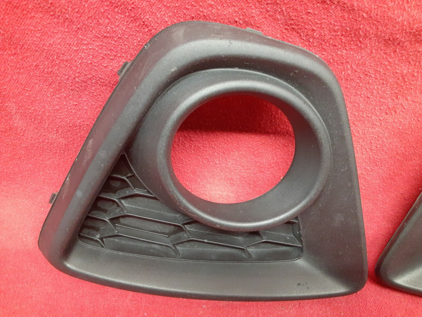 2013 2014 2015 Mazda CX-5 Front Bumper Fog Light Trim Bezel Honeycomb Black SET