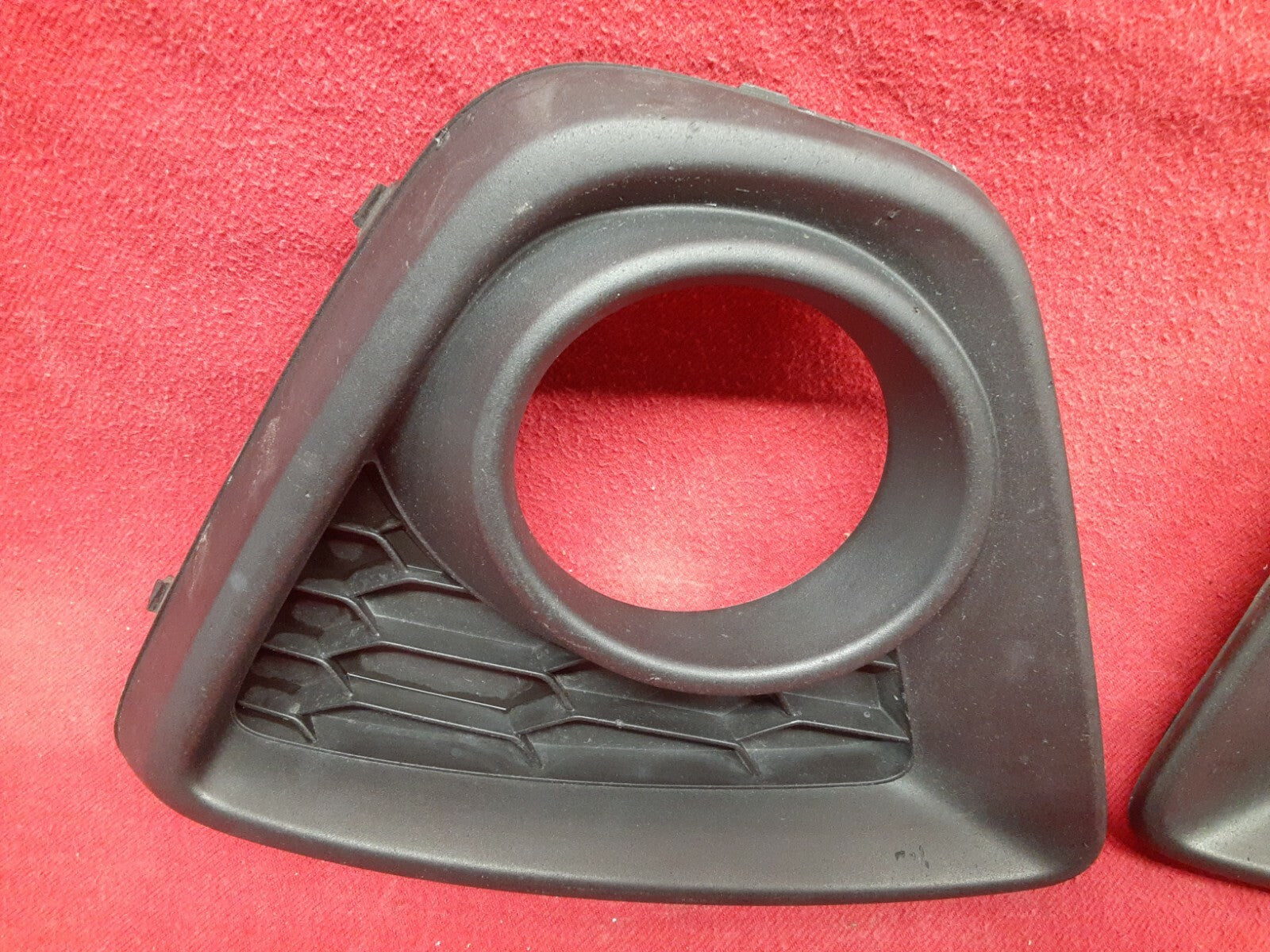 2013 2014 2015 Mazda CX-5 Front Bumper Fog Light Trim Bezel Honeycomb Black SET
