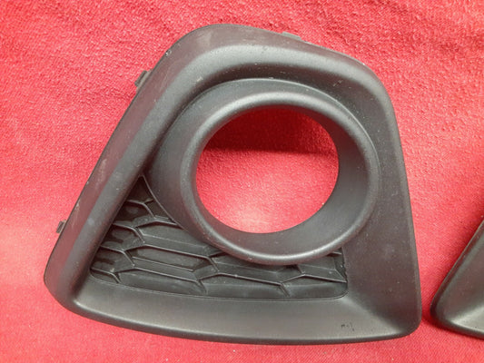 2013 2014 2015 Mazda CX-5 Front Bumper Fog Light Trim Bezel Honeycomb Black SET