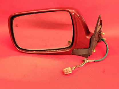 2000-2004 Subaru Outback Legacy WAGON Left Driver Door Mirror 1Y2/18X Red HEATED