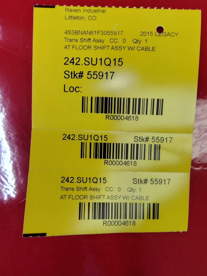 2015-2019 Subaru Legacy & Outback Automatic Transmission Shifter Lever Set