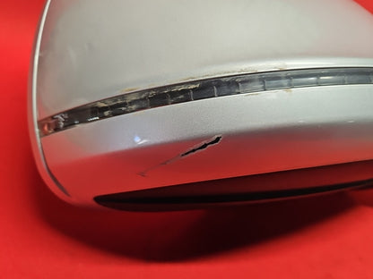 2007 - 2010 Audi Q7 Right Passenger Door Mirror w/ Mem, Lane, Fold - LY7W Silver