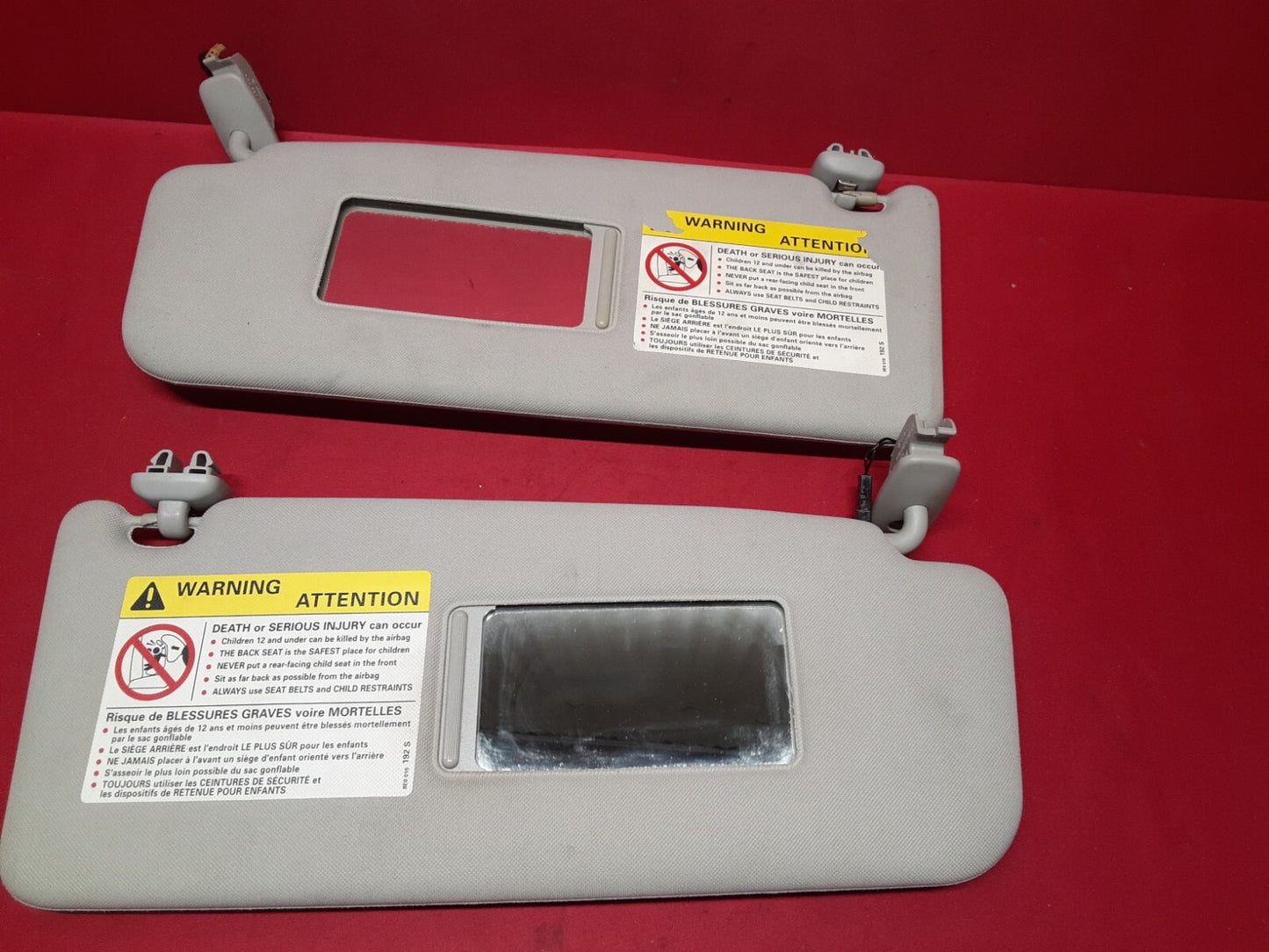 2001 - 2005 Audi Allroad Quattro Sun Visor Shade SET Cloth w/ Garage Opener