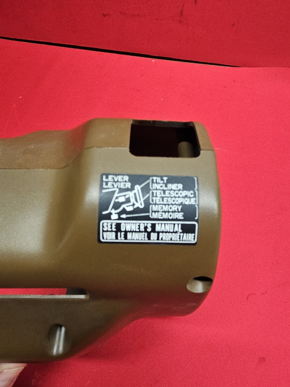 1986 - 1989 Toyota Celica Lower Tilt Telescope Steering Column Cover Shroud Trim