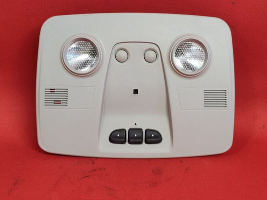 2013-2017 Chevy Buick GMC SUV Roof Map Dome Light Console w/ Garage Buttons Grey