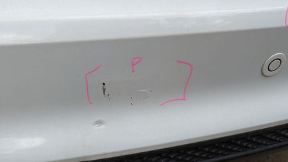 2012-2014 Ford Focus + EV Rear Bumper Cover w/ Park Assist PNYW30 Oxford White