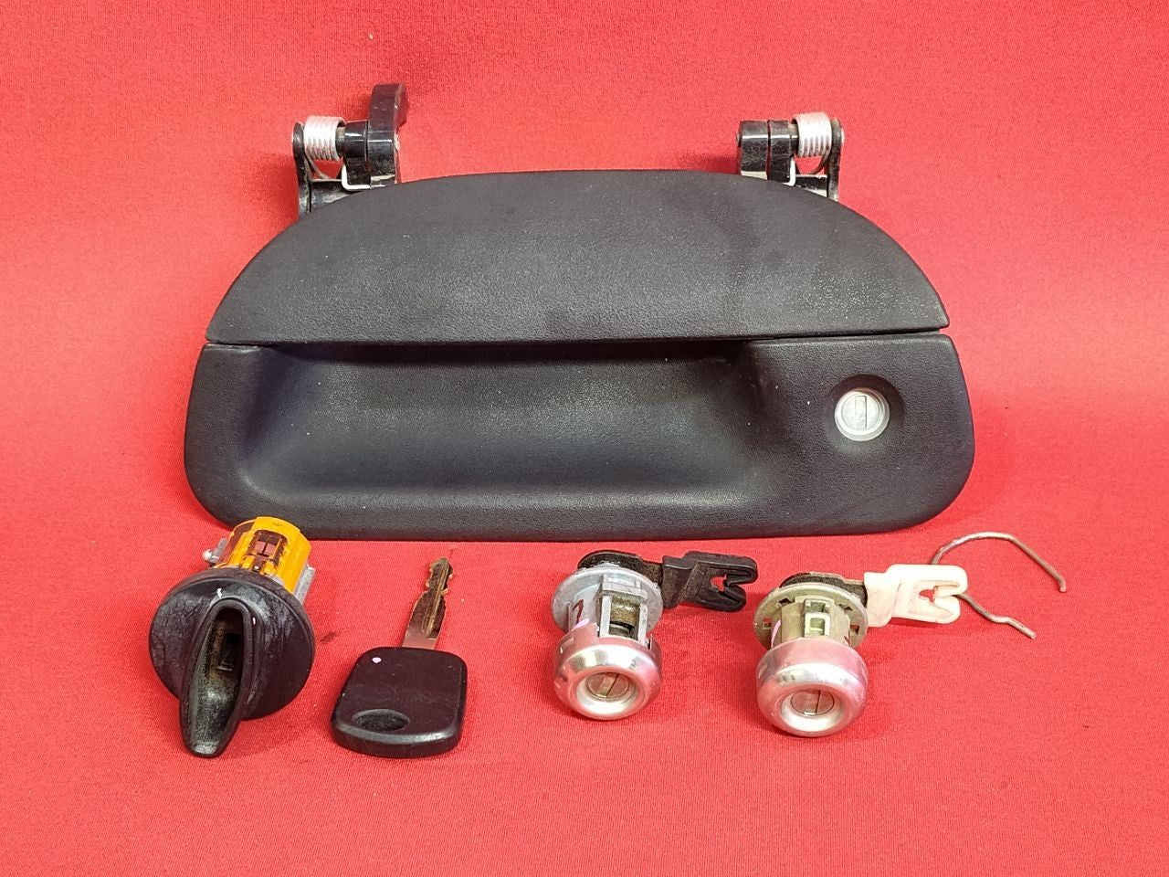 1997-2003 Ford F-150 Ignition Lock Cylinder Door Tumbler Tailgate Handle Key SET