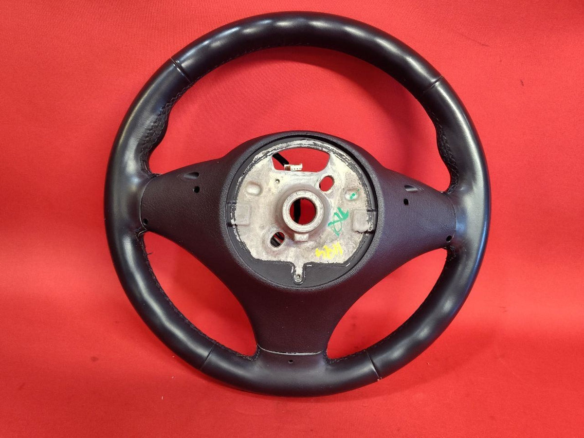 2004-2006 BMW X3 M-Sport Black Leather Steering Wheel w/ Cruise Radio Buttons